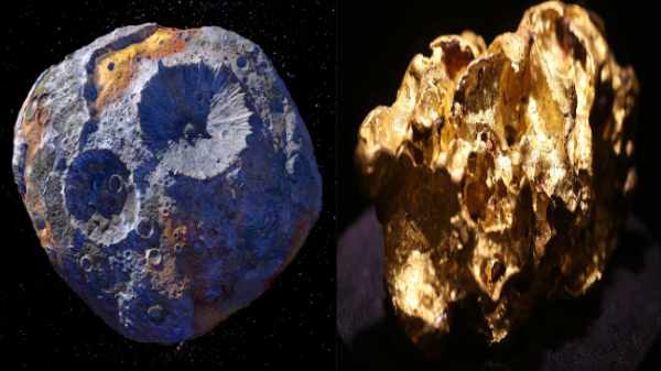 விண்வெளியில் பறக்கும் 'கோல்ட்மைன் ஆஸ்டிராய்டு' என்ற தங்க சுரங்கம் 