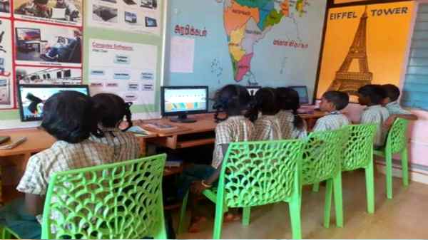 85 அரசுப் பள்ளி மாணவர்களுக்கு IT பயிற்ச்சி 