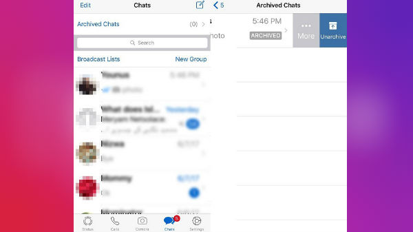 ஐபோனில் வாட்ஸ்அப் சாட்களை மறைப்பது எப்படி?