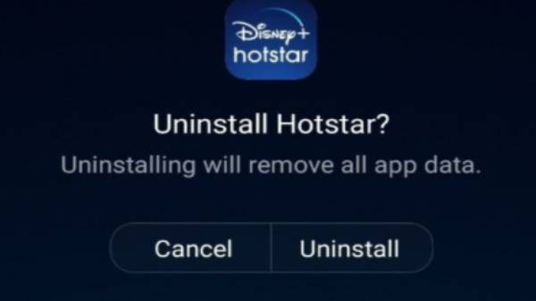 ஹாட்ஸ்டார் அன்-இன்ஸ்டால்