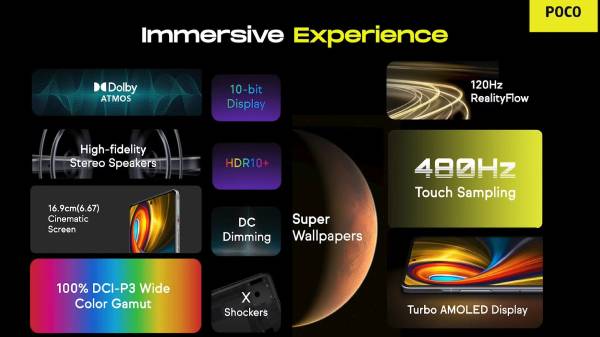 எஃப்3 ஜிடி ஸ்மார்ட்போன் ஆனது 6.67-