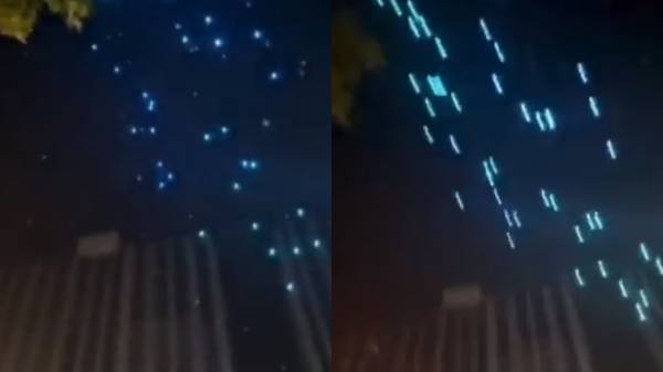 ட்ரோன்கள் மூலம் லைட் ஷோ நிகழ்ச்சி