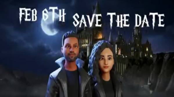 விர்ச்சுவல் திருமண வரவேற்பு