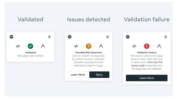 Code Verify எக்சிடென்க்ஷன் மூன்று முறைகளைக் கொண்டுள்ளதா?
