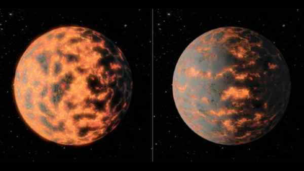 பாறைகள் உருகி, ஆவியாகி, நெருப்பு மழையாய் பொழிகிறதா?