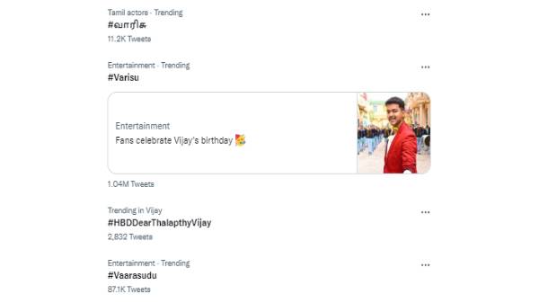 டிரெண்டாகும் தளபதி66 டைட்டில்