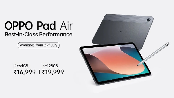 ரூ.20,000-க்கு கீழ் வாங்கச் சிறந்த டேப்லெட்: ஒப்போ பேட் ஏர்.! ரூ.20,000-க்கு கீழ் வாங்கச் சிறந்த டேப்லெட்: ஒப்போ பேட் ஏர்.!
