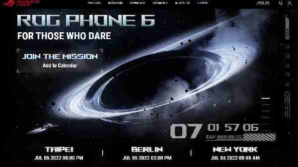 Asus ROG Phone 6 டிவைஸ் எப்போது அறிமுகம்?