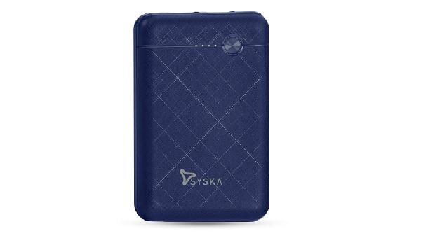 1. Syska P055OX 5000 mAh Lithium Polymer Power Bank