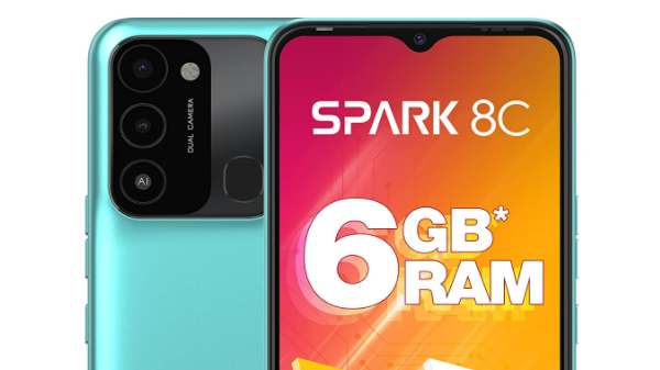 5. Tecno Spark 8C