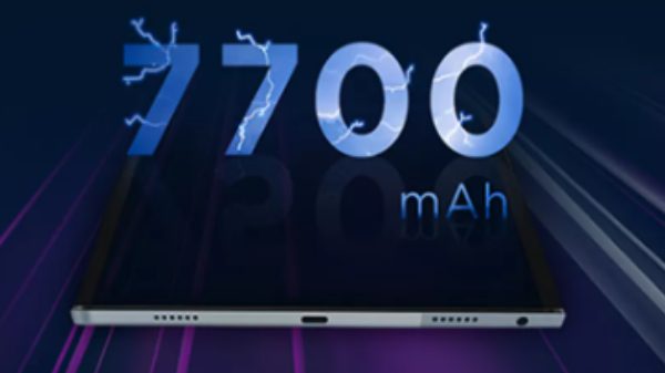 7,700mAh பேட்டரி