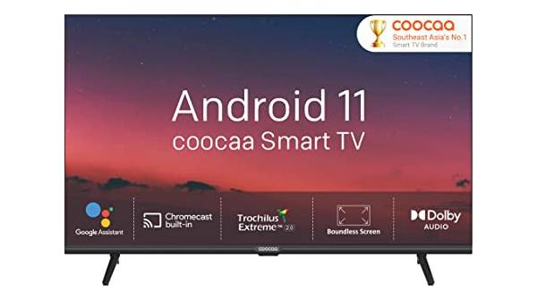  5.Coocaa ஃபுல் எச்எ எல்இடி ஸ்மார்ட் ஆண்ட்ராய்டு டிவி