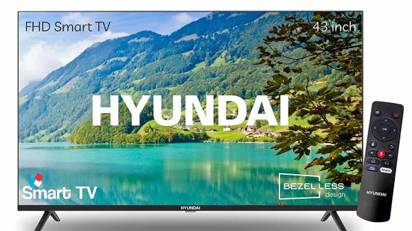 3. 43-இன்ச் Hyundai ஸ்மார்ட் டிவி(SMTHY43FHDB52VRYVT)