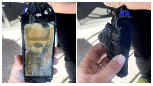 கடலில் அடித்துவரப்பட்ட Nokia 3210 பியூச்சர் போன்
