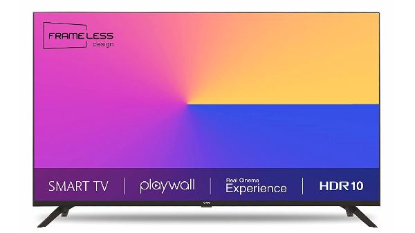 4. VW Playwall Frameless Series HD Ready Android Smart LED TV