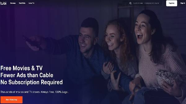 6. டுபி டிவி (Tubi TV)