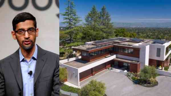 சுந்தர் பிச்சை வாழும் சொகுசு வீடு குறித்து தெரியவந்த ஆச்சரிய தகவல்! சுந்தர் பிச்சை வாழும் சொகுசு வீடு குறித்து தெரியவந்த ஆச்சரிய தகவல்!