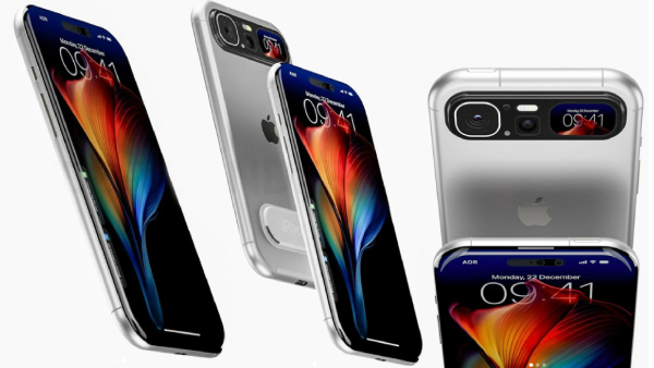 பியூச்சர் ஐபோன் இப்படி தான் இருக்குமா? 2 டிஸ்பிளேவுடன் iPhone Vision!