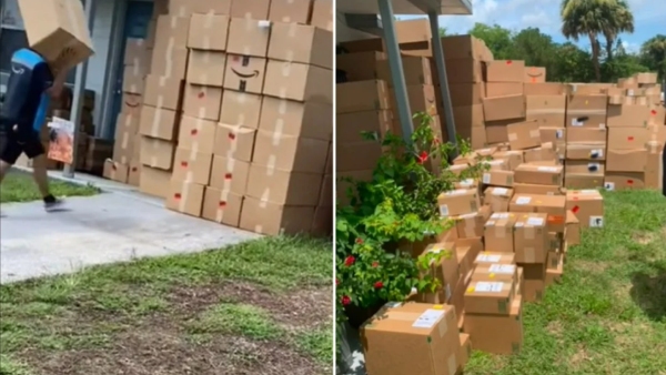 100க்கும் மேற்பட்ட இலவச பார்சல்களை ஒரே நபருக்கு அனுப்பிய Amazon..