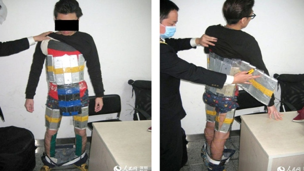 ஒரே உடலில் 68 ஐபோன்.. பங்கமாக சிக்கிய 'குருவி'.. சீனாவில் நடந்த சம்பம்