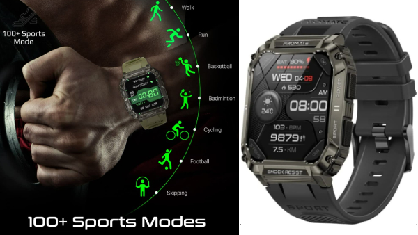 மிலிட்ரி கிரேட் தரம்.. இந்தியாவின் மிகப்பெரிய டிஸ்பிளே வாட்ச்..