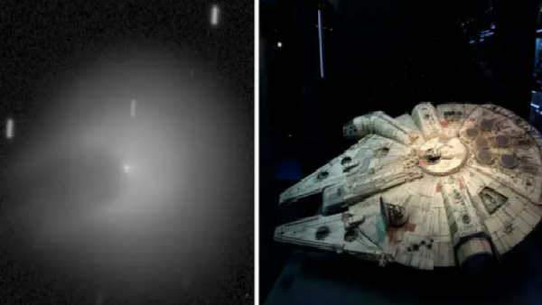 கொம்புடன் சீறிப்பாயும் ராட்சச வால்நட்சத்திரம்.. எப்போது பார்க்கலாம்?