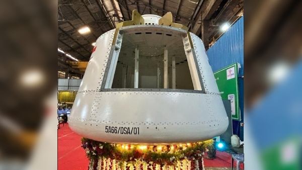 இஸ்ரோ வந்து சேர்ந்த க்ரூ மாட்யூல்.. ககன்யான் திட்டம் சோதனை.. 