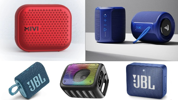 எது பெஸ்ட் ப்ளூடூத் ஸ்பீக்கர்? ரூ.899 முதல் அலறவிடும் சவுண்ட்.. 