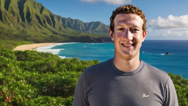 ஹவாயில் ராஜ வாழ்க்கை.. 1400 ஏக்கர் தீவு.. 5000 சதுர அடி பங்கர்!