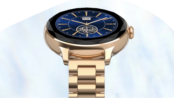 AMOLED டிஸ்பிளே.. ஃபீமேல் ஹெல்த் மானிட்டர்..  மெட்டாலிக் பாடி வாட்ச்!