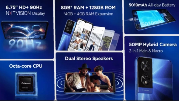 அசரவைக்கும் டிசிஎல்.. 50MP கேமரா.. புதிய போன் அறிமுகம்.. எந்த மாடல்? அசரவைக்கும் டிசிஎல்.. 50MP கேமரா.. புதிய போன் அறிமுகம்.. எந்த மாடல்?