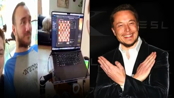 வியப்பில் உலகம்.. மனித மூளையில் சிப்.. செஸ் காய்களை நகர்த்திய நபர்..