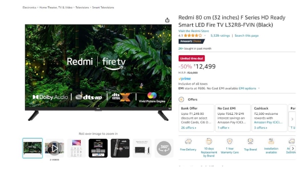 நிக்காம ஆர்டர் விழுது.. பாதிக்கு பாதி விலையில் Redmi ஸ்மார்ட் TV!