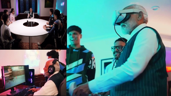 கேம் விளையாடிய Modi.. முக்கிய கேமர்களுடன் ரவுண்ட்டேபிள் மீட்டிங்..