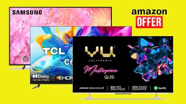 65% டிஸ்கவுண்ட்.. 9 QLED TV-கள் மீது Amazon ஆபர்!