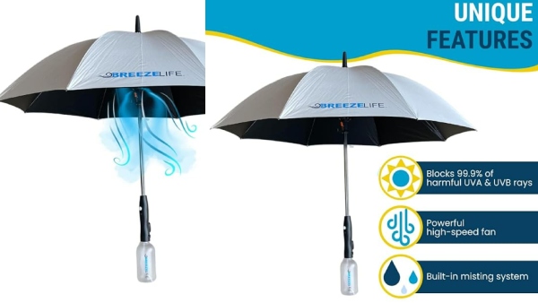 குடைக்குள் சாரல் மழை.. சில் காற்று.. இப்படி ஒரு ஸ்மார்ட் குடையா?