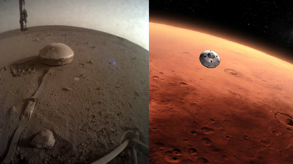 செவ்வாய் கிரகத்தில் கிடக்கும் இன்சைட் லேண்டர்!