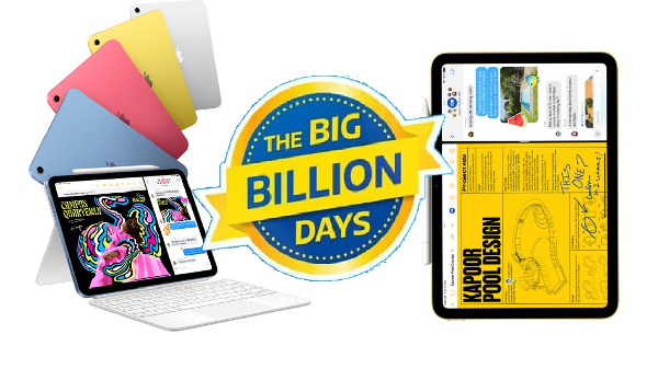 Flipkart Big Billion Days 2024: வெறும் ரூ.18,000 க்கு Apple iPad! Flipkart Big Billion Days 2024: வெறும் ரூ.18,000 க்கு Apple iPad!