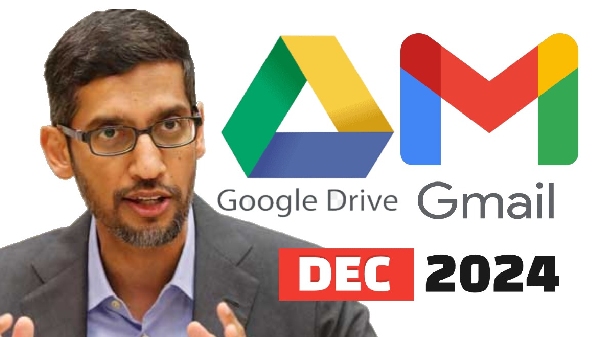 டிச.2 முதல்.. Google Drive, Gmail சேவையில் முக்கிய மாற்றம்! டிச.2 முதல்.. Google Drive, Gmail சேவையில் முக்கிய மாற்றம்!