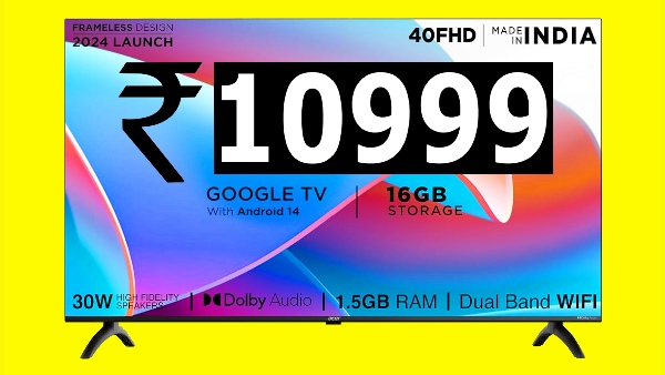 பக்கா பட்ஜெட்ல Smart TV.. 52% நேரடி தள்ளுபடி.. ரூ.10,000 விலை.. 