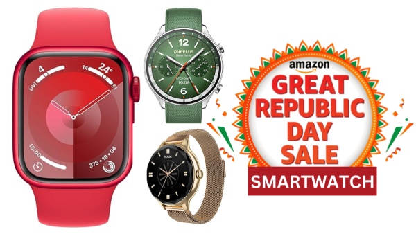 Amazon குடியரசு தின விற்பனை! அடிமட்ட ரேட்ல ஸ்மார்ட்வாட்ச்.. விடாதீங்க!