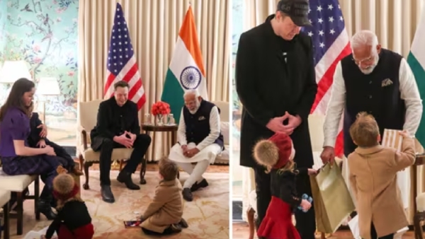 எலான் மஸ்க்  பிரதமர் மோடிக்கு கொடுத்தப் பரிசு.. அது என்ன தெரியுமா?