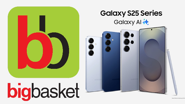 10 நிமிடங்களில் டெலிவரி.. Samsung Galaxy S25 விற்பனையில் BigBasket!