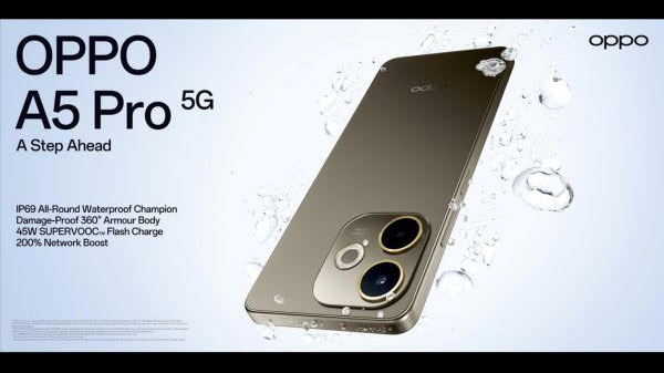 OPPO A5 Pro 5G: 2025 இல் வெளியான பெஸ்ட் ட்யூரபில் ஸ்மார்ட்போன்.. ஏன்? OPPO A5 Pro 5G: 2025 இல் வெளியான பெஸ்ட் ட்யூரபில் ஸ்மார்ட்போன்.. ஏன்?