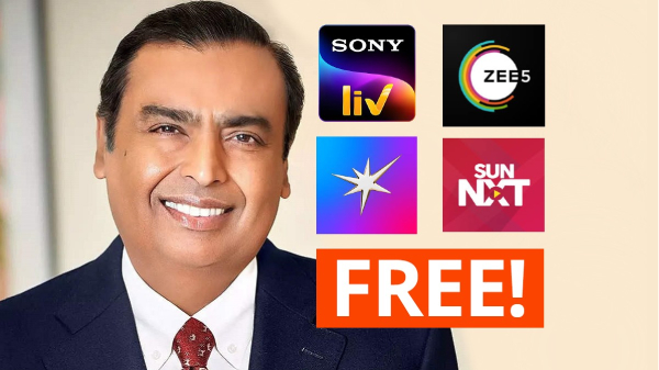 டாப் கியர் போட்ட அம்பானி.. 5 முக்கிய OTT இலவசம்!
