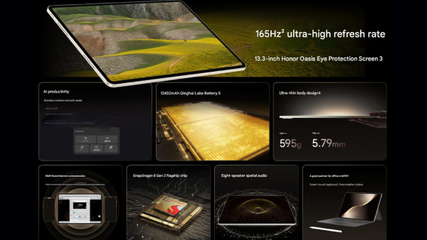 புதிய Honor டேப்லெட் அறிமுகம்.. 12450mAh பேட்டரி.. எந்த மாடல்?