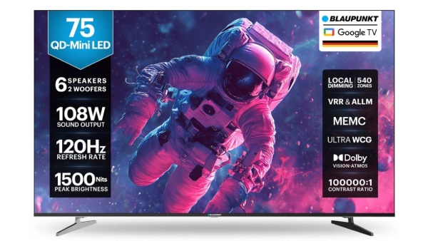 வாங்குனா இந்த டிவி வாங்கனும்.. 75 இன்ச் டிஸ்பிளே.. 108W ஸ்பீக்கர்!