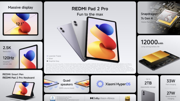 புதிய Redmi டேப்லெட் அறிமுகம்.. 12000mAh பேட்டரி.. 5ஜி.. என்ன விலை? புதிய Redmi டேப்லெட் அறிமுகம்.. 12000mAh பேட்டரி.. 5ஜி.. என்ன விலை?