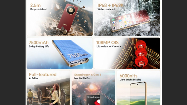 Honor அறிமுகம் செய்த புது 5ஜி போன்.. 7500mAh பேட்டரி.. எந்த மாடல்?