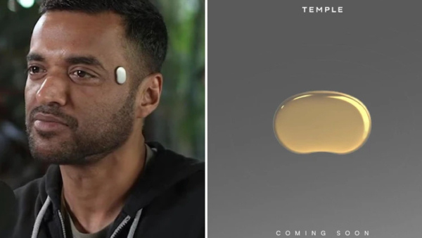 சொமேட்டோ நிறுவனர் நெற்றியில் சிறிய சாதனம்.. எதற்கு தெரியுமா?